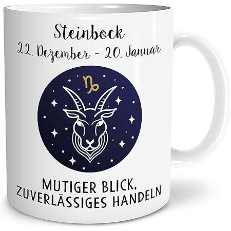 Tasse Smiley Sternzeichen Steinbock Mit Spruch Als Lustiges Geschenk