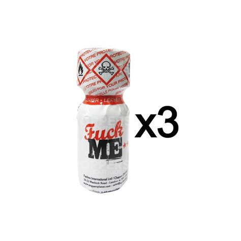Lot 3 Poppers Fuck Me Amyle fort durable Livraison discrète