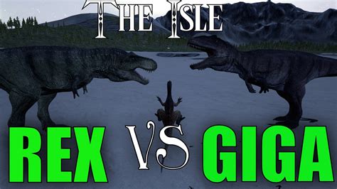 The Isle T REX Vs GIGANOTOSAURUS ROUND 2 Ep 165 YouTube