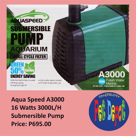 Aquaspeed A Submersible Aquarium Pump Shopee Philippines