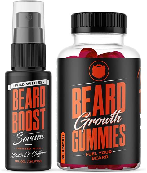 Amazon Wild Willies Beard Growth Vitamins Supplement Beard Growth