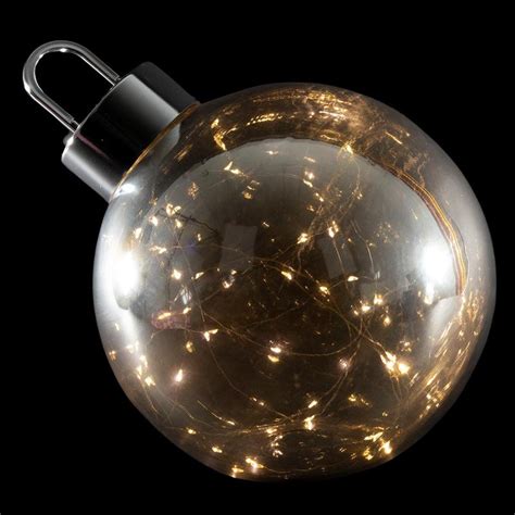 Led Glass Christmas Ball Cm With Led Lights Action Webshop