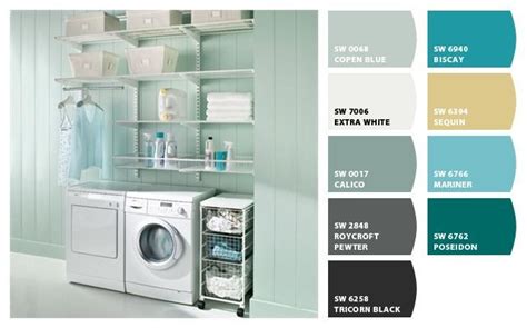 Sherwin Williams Copen Blue Laundry Room New House Closet Colors