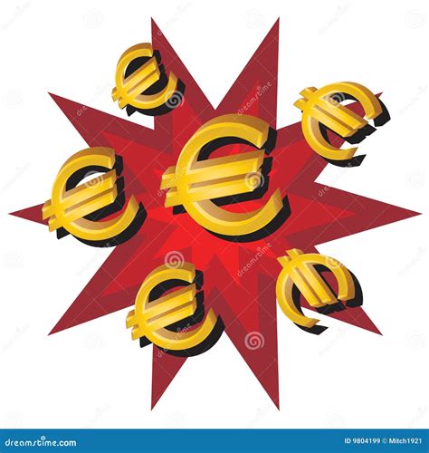 Euros Stock Vector Illustration Of Bonus Currency Finance