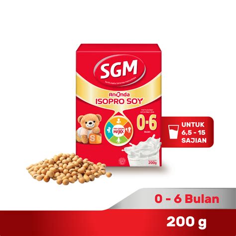 Jual SGM Ananda ISOPRO SOY Soya 0 6 Bulan 200g Susu Untuk Bayi