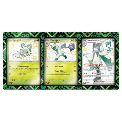 Pokémon Paldean Fates Meowscarada Ex Premium Collection