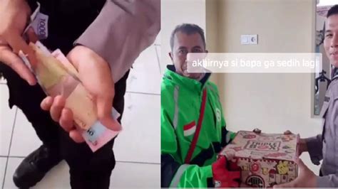 Viral Aksi Polisi Patungan Bantu Driver Ojol Yang Kena Orderan Fiktif