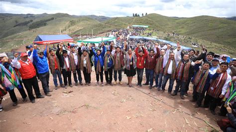 Cusco Inician obra de agua potable que beneficiará a más de 37 mil