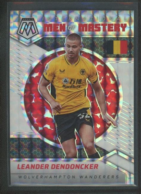 2021 22 Leander Dendoncker 06 25 Panini Mosaic Premier League Silver