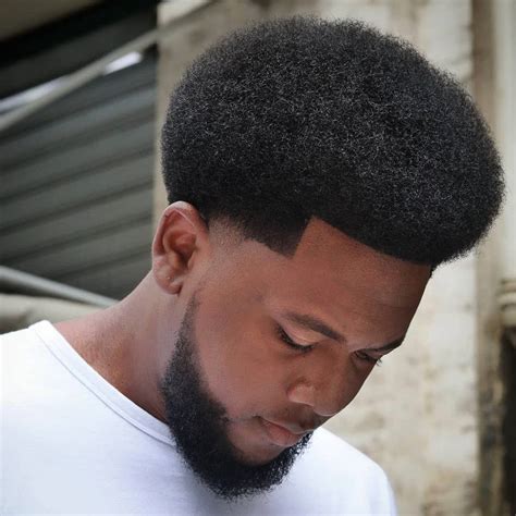 Taper Haircut Black Men Afro