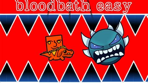 прохожу Bloodbath Easy в Geometry Dash Youtube