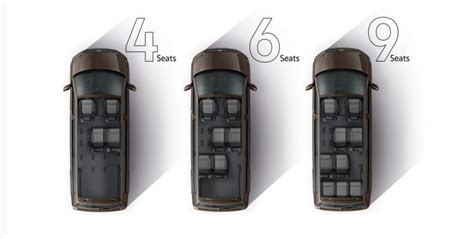 Vw Caravelle 9 Seater Layout