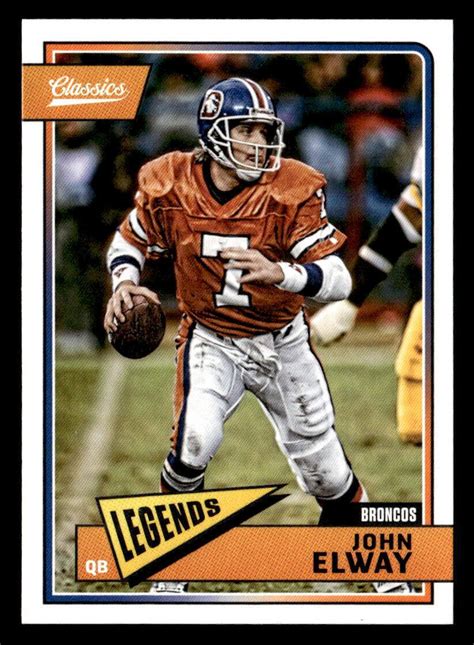 Panini Classics Legends John Elway For Sale Online Ebay