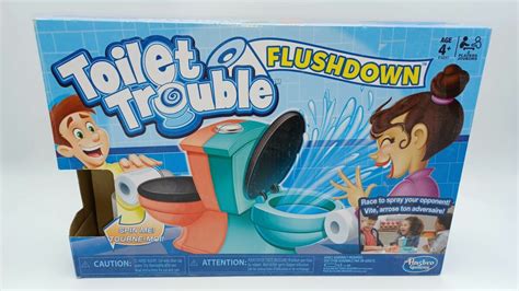 Toilet Trouble Flushdown Board Game: Rules and Instructions - Geeky Hobbies