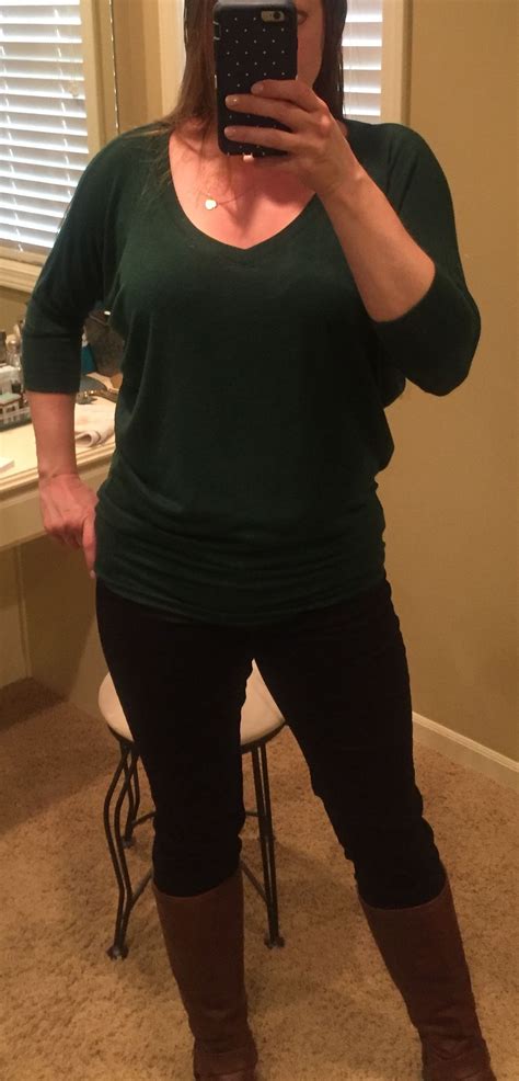 Me Market And Spruce Heathered V Neck Dolman Top Stitch Fix Fashion