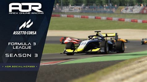 Assetto Corsa AOR F3 League Season 3 PC R6 Nurburgring YouTube