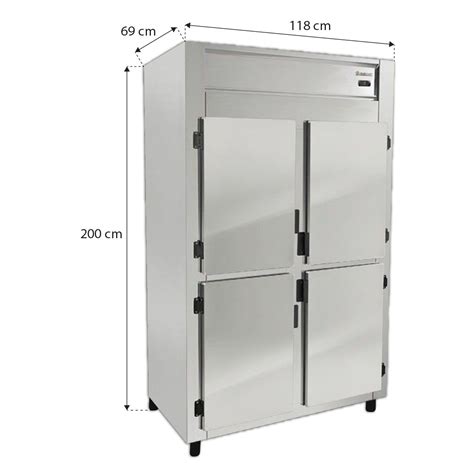 Geladeira Comercial Portas Litros Inox Grep P V Gelopar