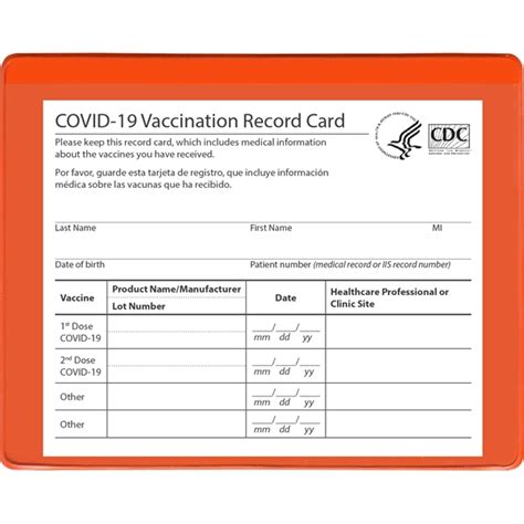 COVID-19 Vaccination Card Holder - Item #802 - ImprintItems.com Custom ...