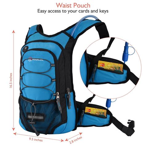 Miracol Hydration Backpack With 2l Water Bladder Thermal Insulation