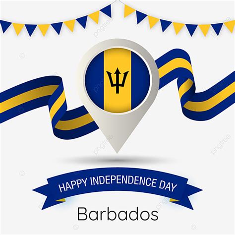 Independence Day Flag Vector Png Images Barbados Independence Day With