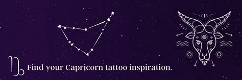 Capricorn Tattoo Guide - Symbols, History & Meanings ♑ - Astro Tattoos