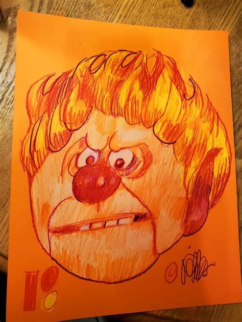 Rankinbass Heat Miser Drawing 8 12 X 11 By Rick Etsy