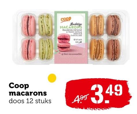 Coop Macarons Aanbieding Bij Coop