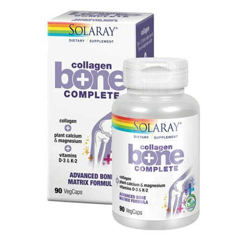 Solaray Collagen Bone Complete Advanced Bone Matrix Formula With