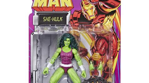 Classic Marvel Comics She-Hulk Joins Iron Man Marvel Legends Wave