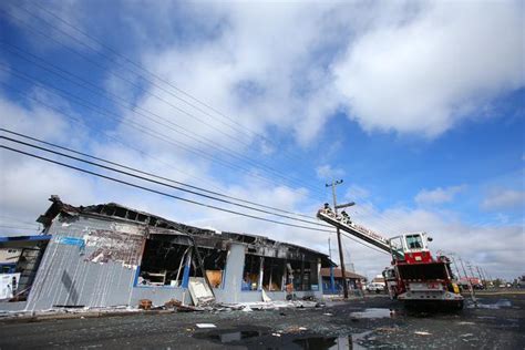 San Leandro 4 Alarm Fire Destroys Supermarket East Bay Times