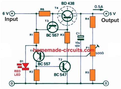 12 Volt Type A Voltage Regulator Circuit - Wiring Draw