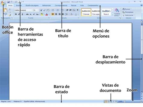 Partes Del Microsoft Word