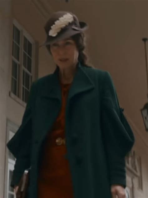 The First Lady Eleanor Roosevelt Green Coat Gillian Anderson Coat