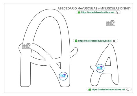 Moldes De Letra Abecedario De Disney May Sculas Y Min Sculas Map