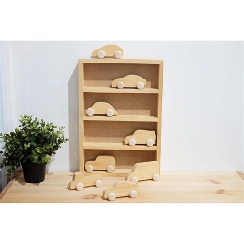 jual wooden car set shopee indonesia