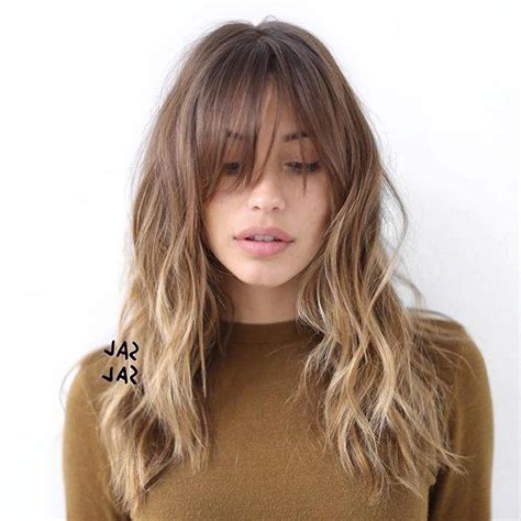 Collection Of Long Haircuts With Fringes