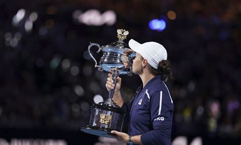 Ash Barty Wins Australian Open Womens Title Dominates Collins In