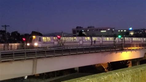 The Final Revenue Service Bart Legacy Fleet Train Arrives At Daly City