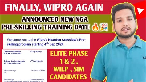 Wipro Pre Skilling Training Update Breaking News Survey Form