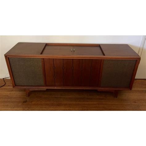 Mid Century Rca Victor Stereo Hi Fi Cabinet Unit Chairish