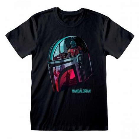 The Mandalorian Helmet Reflection T Shirt Merchoid