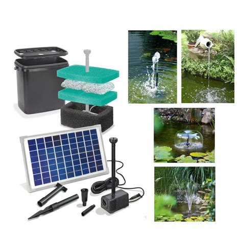 Kit Pompe Solaire Bassin Napoli Avec Filtre Sur SolairePratique