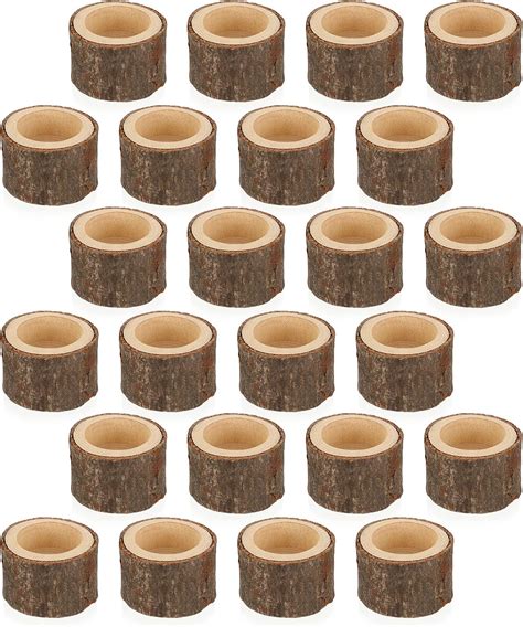 Lot De Bougeoir Bois Bougeoir Chandelier Naturel Support Pour Bougie