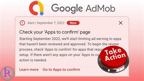 Check Your Apps To Confirm Page Alert In Google Admob Avoid