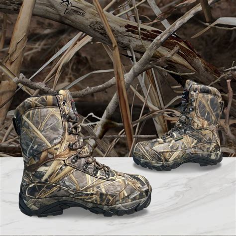 8Fans Hunting Boots 9 Inch Lightweight Hiking Boots with 800G