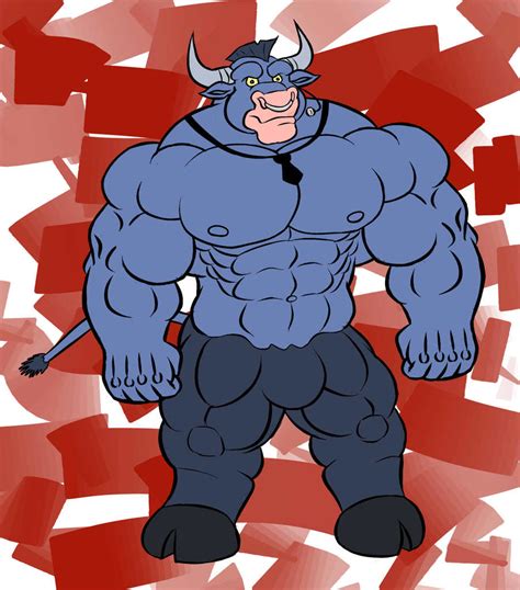 432198 Suggestive Artist Krosbar Iron Will Minotaur G4 Male Muscles Muscular Male No