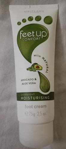 Avocado And Aloe Vera White Oriflame Feet Up Comfort Foot Cream Normal