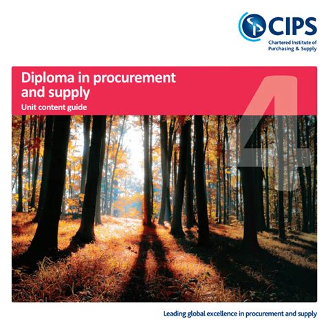 Cips Level 4 Sr Supply Chain Consultants