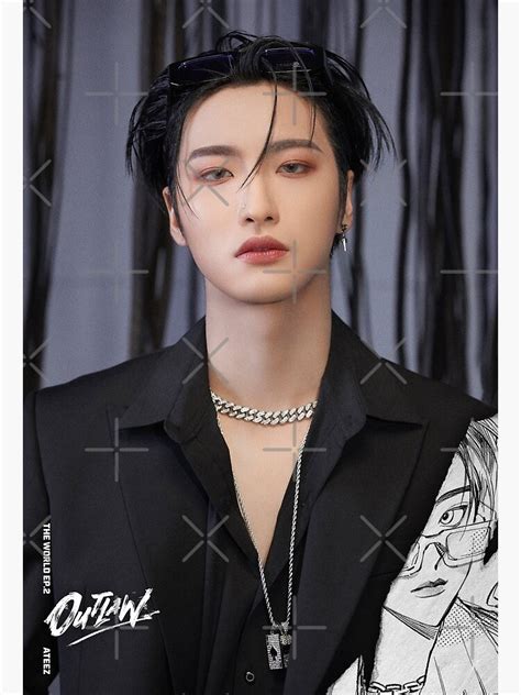 Ateez Seonghwa The World Ep Outlaw Poster For Sale By