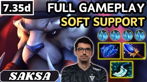 10900 AVG MMR Saksa TUSK Soft Support Gameplay 27 ASSISTS Dota 2